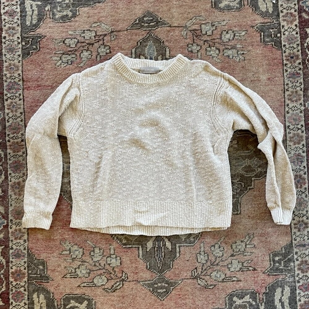 everlane cotton/linen sweater